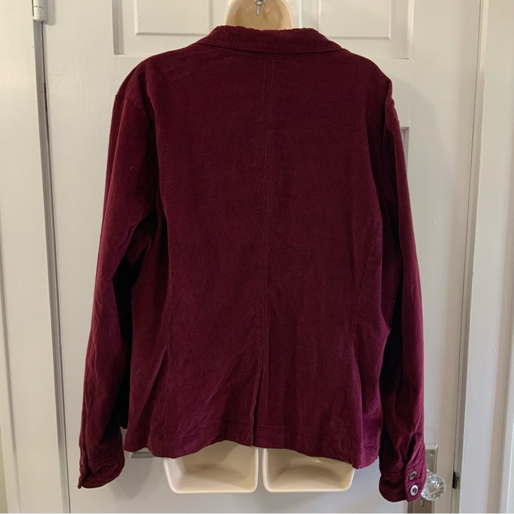 Lane Bryant Thin Cordaroy 3 Button Blazer Size 20 - Picture 2 of 3